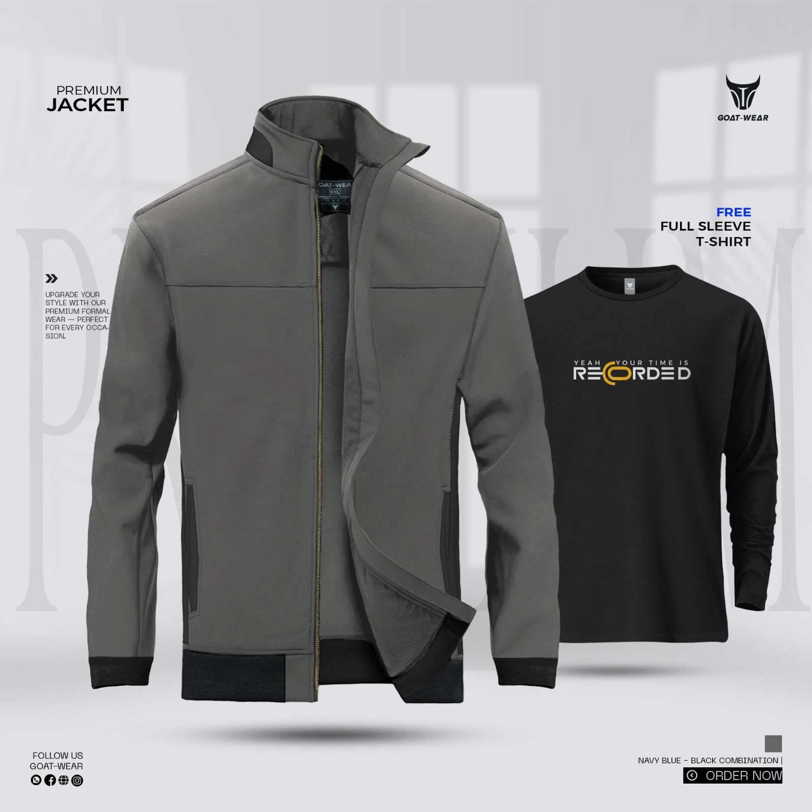 China Bonded Jacket (Ash)