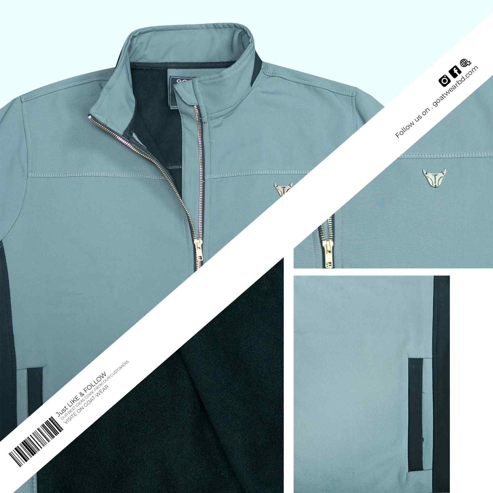 China Bonded Jacket (Ash) - Image 2